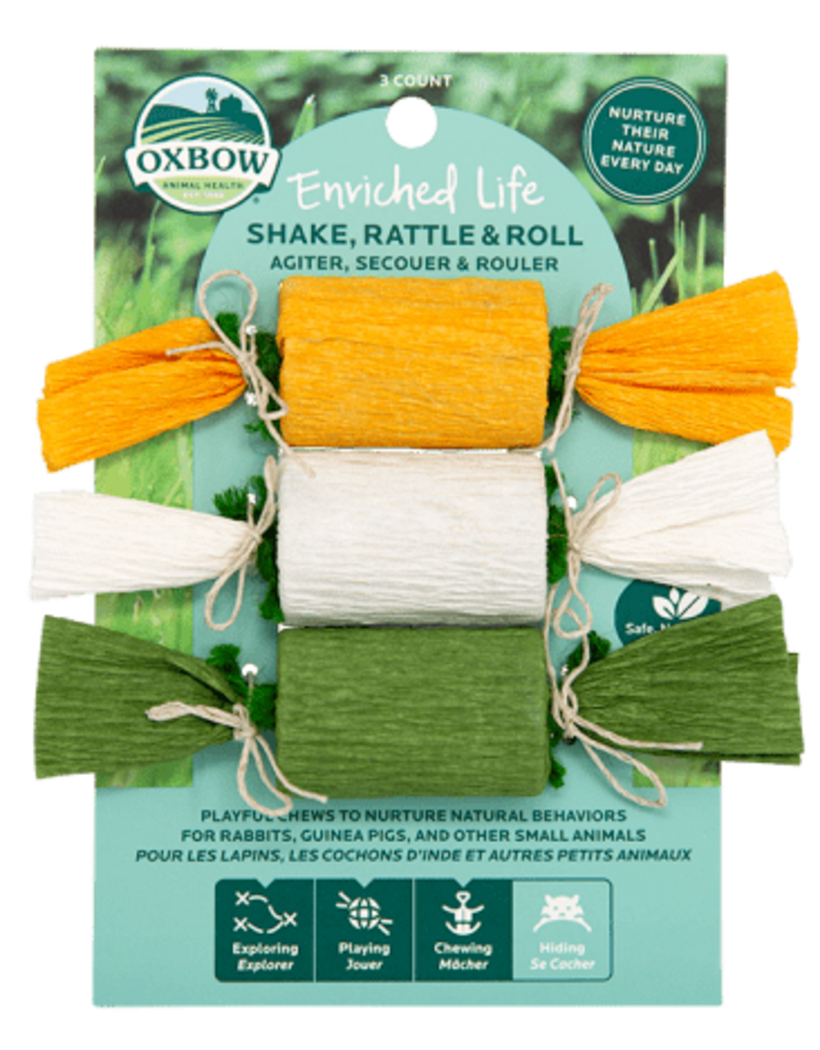 Oxbow OXBOW Enriched Life Shake, Rattle And Roll 3 Pack Natural Chews