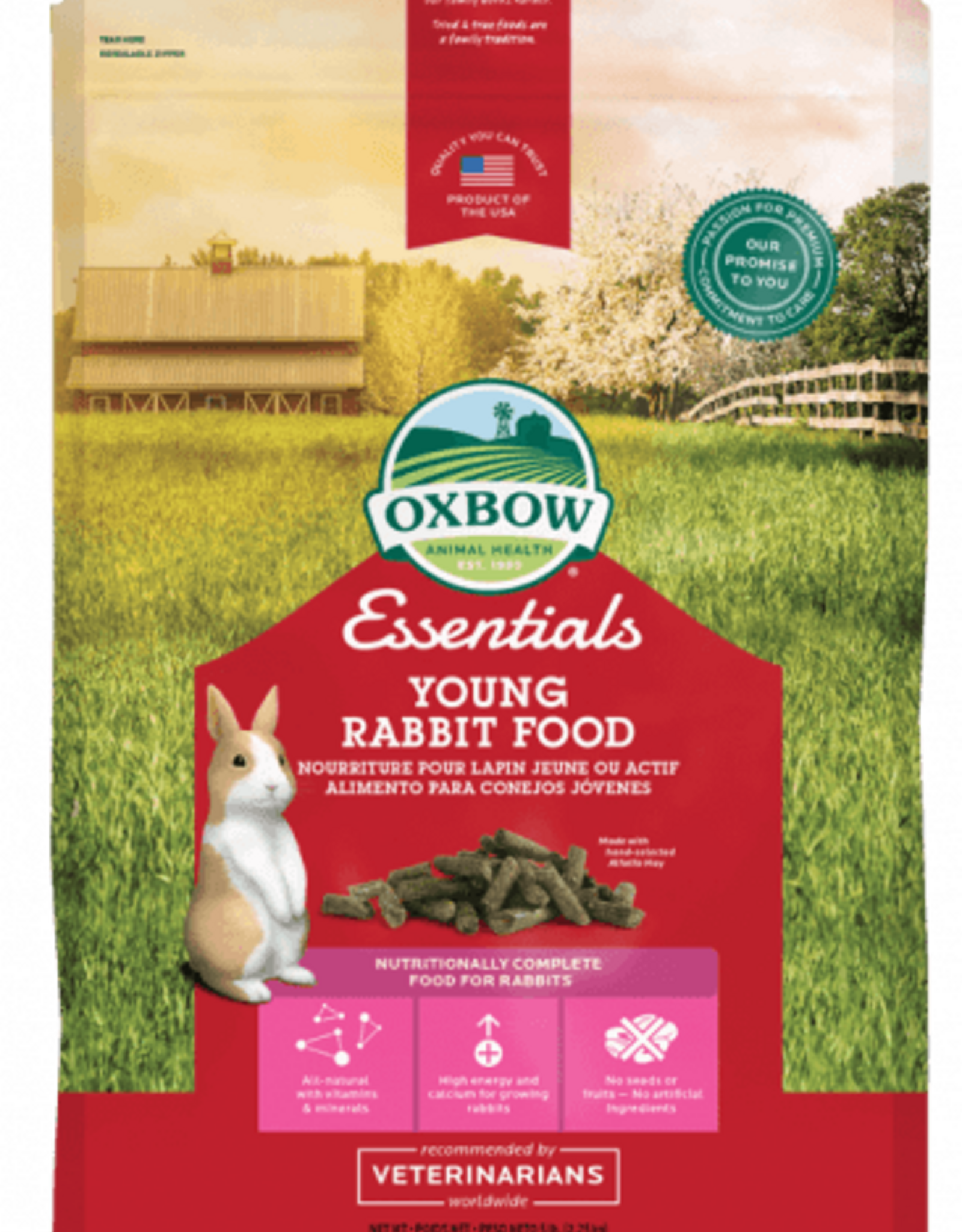 Oxbow OXBOW Essentials Young Rabbit Food 5lb Bag