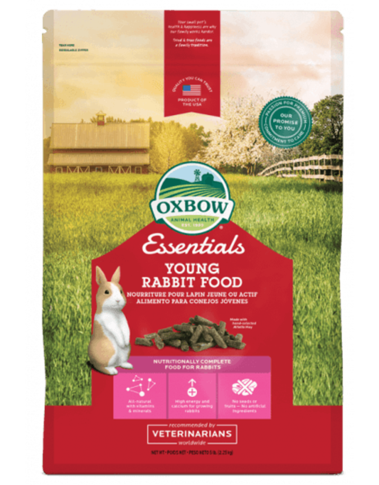 Oxbow OXBOW Essentials Young Rabbit Food 5lb Bag