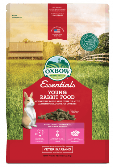 OXBOW Essentials Young Rabbit Food 5lb Bag Roger s Aquatics