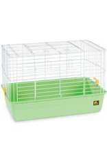 Prevue PREVUE "Tubby" Deep Base Cage\",Extra deep 6 1/2"" tub contains mess and debris while white powder-coated finish mesh is easy to clean."