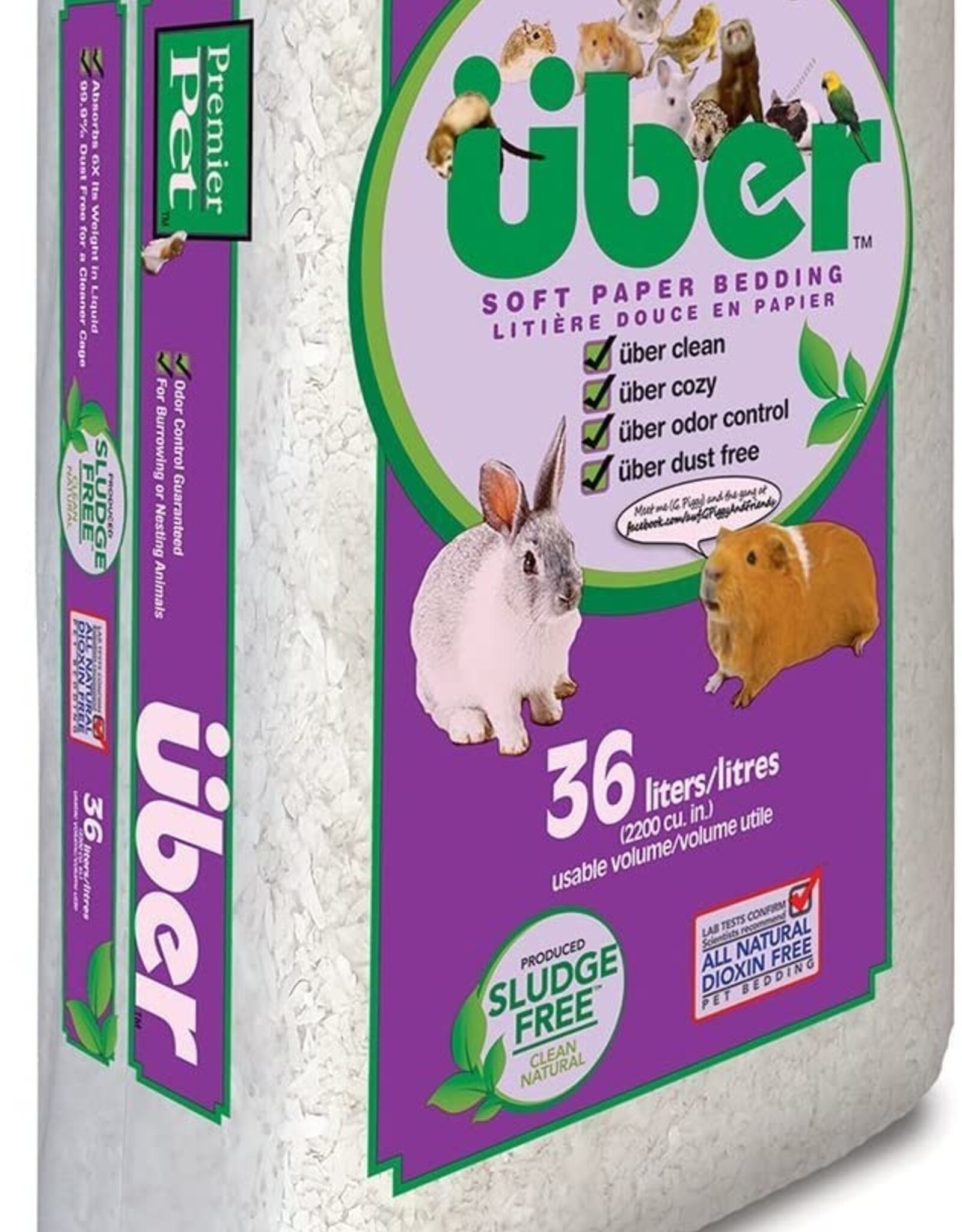 Uber UBER Soft Paper Bedding White