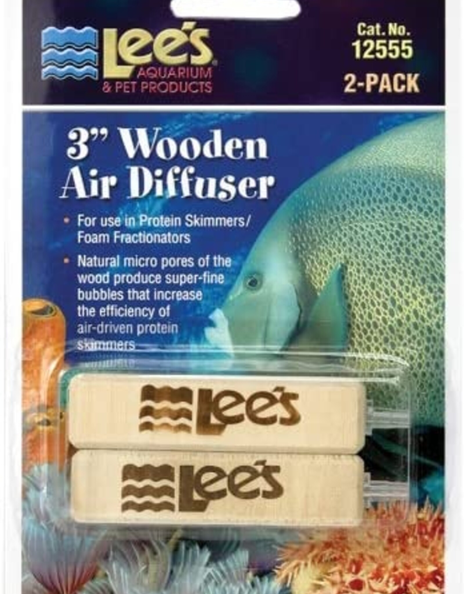 Lee's LEE'S 3" Wooden Airstone 2 pack