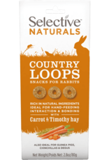 Supreme Pet Foods SELECTIVE NATURALS Country Loops Rabbit Treats Carrot & Timmothy Hay