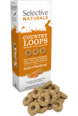 Supreme Pet Foods SELECTIVE NATURALS Country Loops Rabbit Treats Carrot & Timmothy Hay