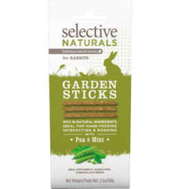 Supreme Pet Foods SELECTIVE NATURALS Garden Sticks Rabbit Treats Pea & Mint