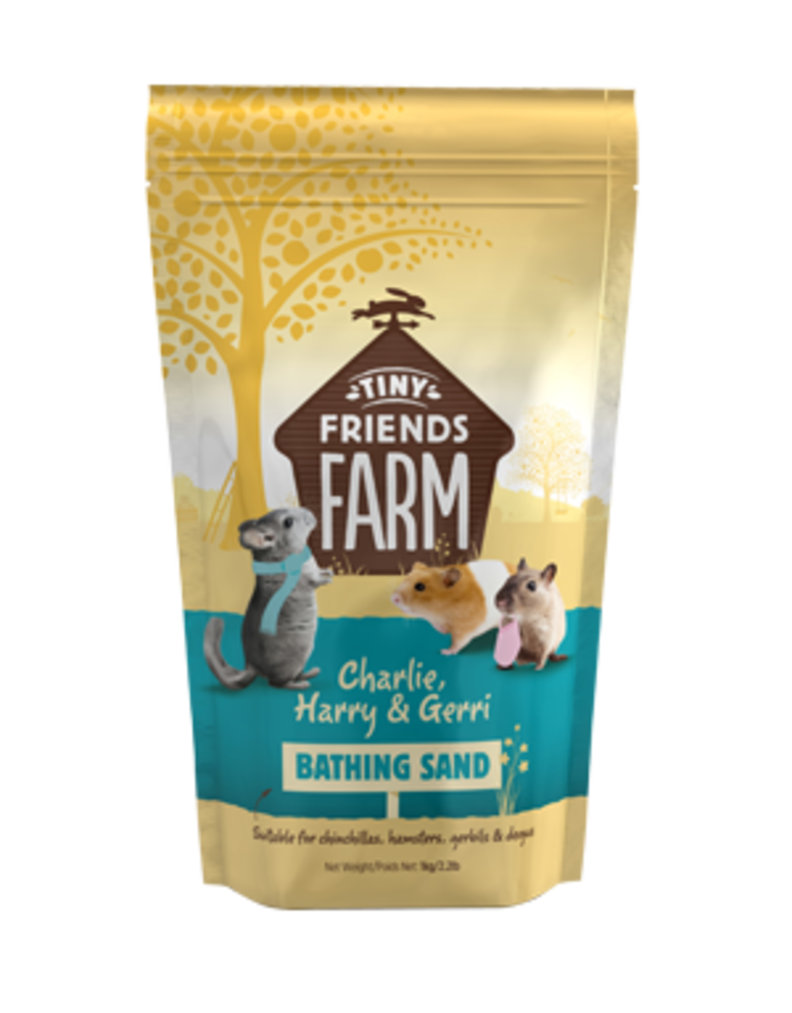 Supreme Pet Foods TINY FRIENDS FARM Charlie, Harry and Gerri Bathing Sand