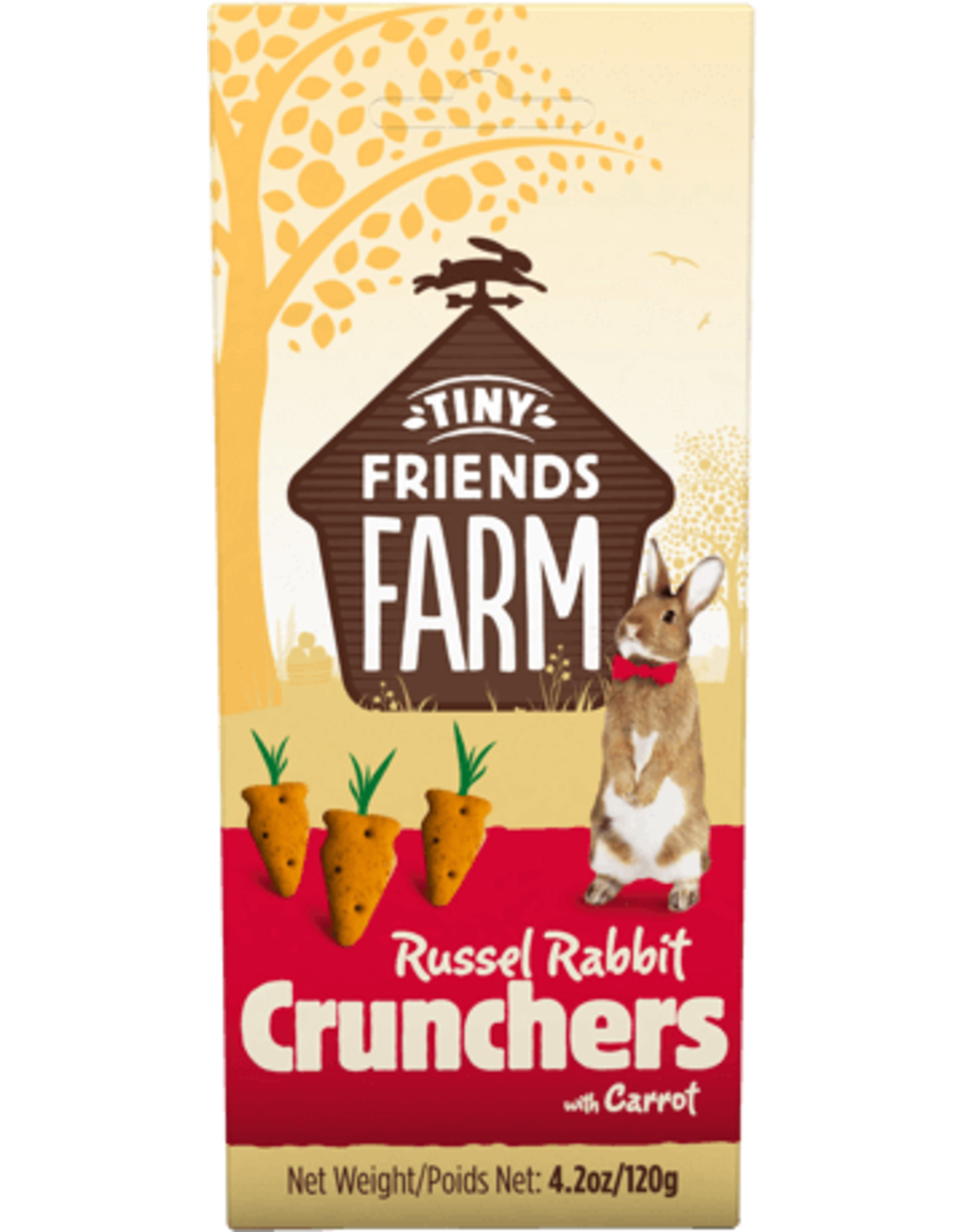 Supreme Pet Foods TINY FRIENDS FARM Russel Rabbit Crunchers with Carrot