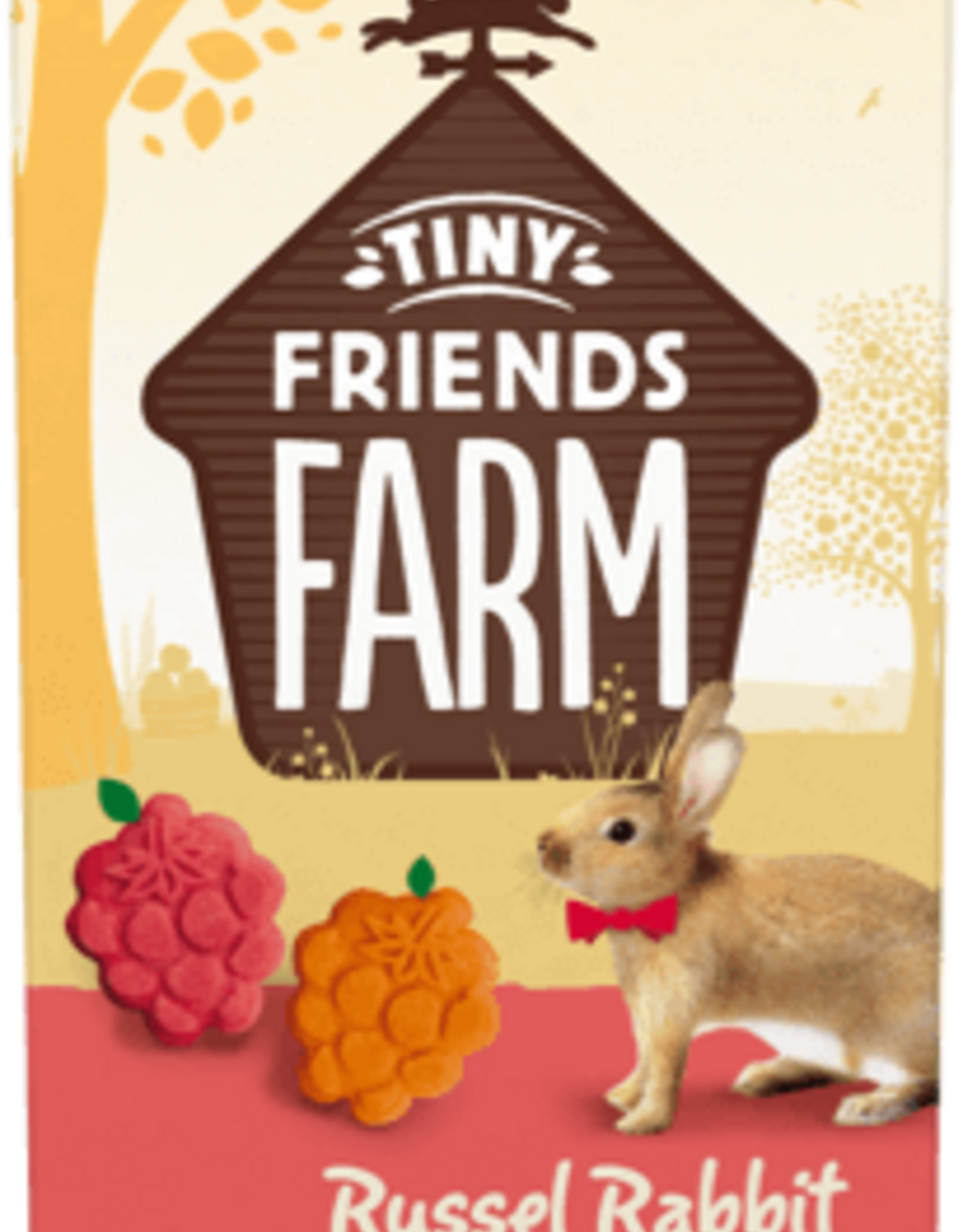 Supreme Pet Foods TINY FRIENDS FARM Russel Rabbit Fruities with Cherry & Apricot