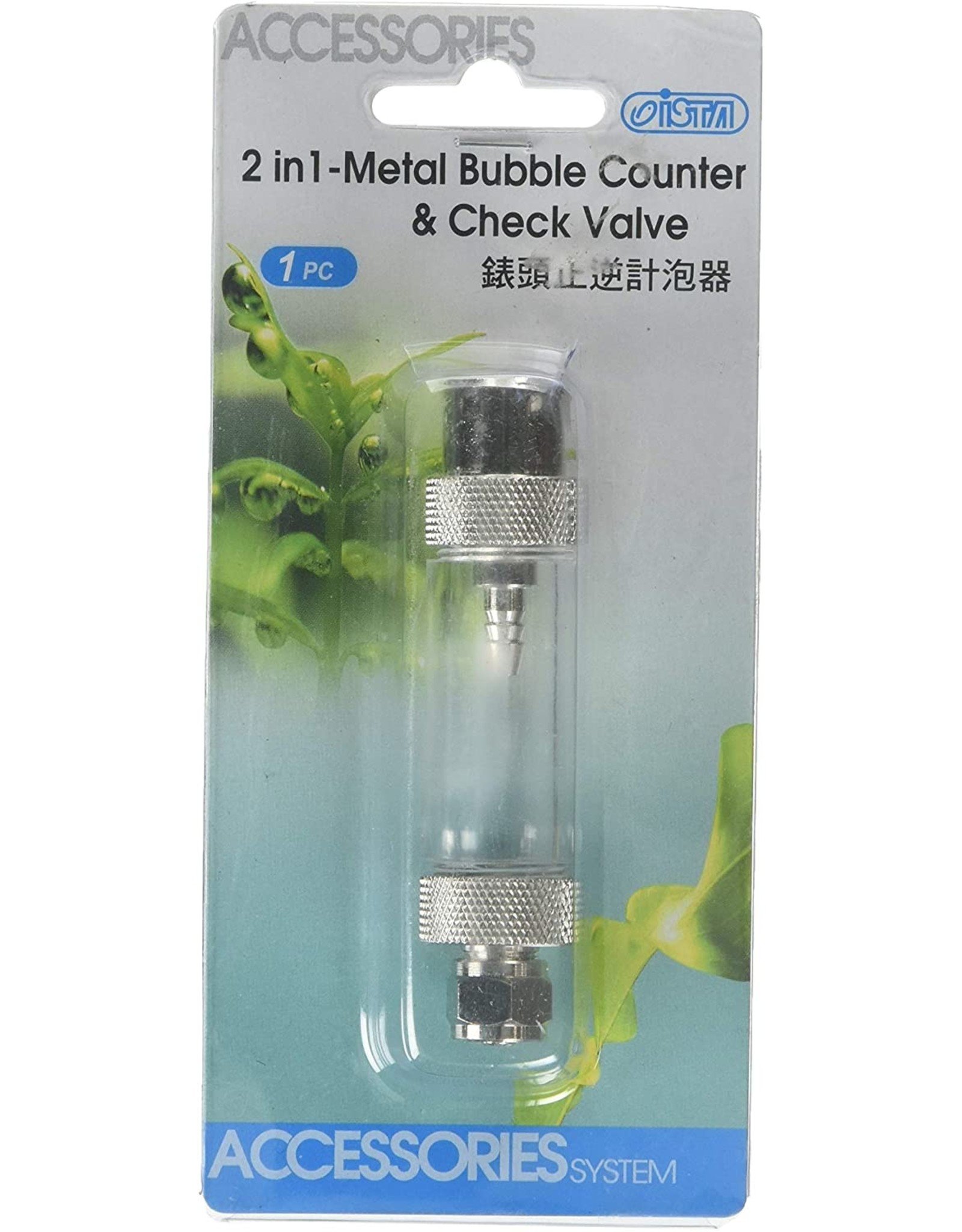 Ista ISTA 2 in 1 Metal Bubble Counter and Check Valve