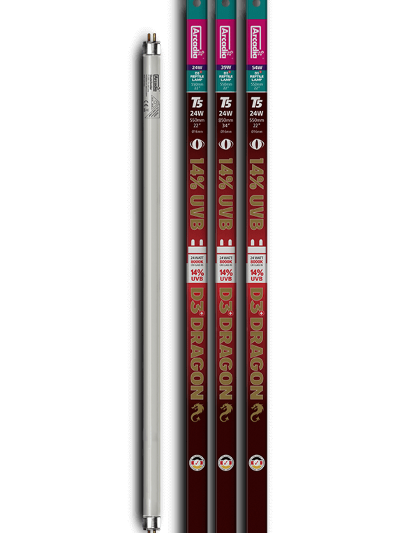 Arcadia ARCADIA Pro T5 HO 14% UVB Dragon Lamp Bulb