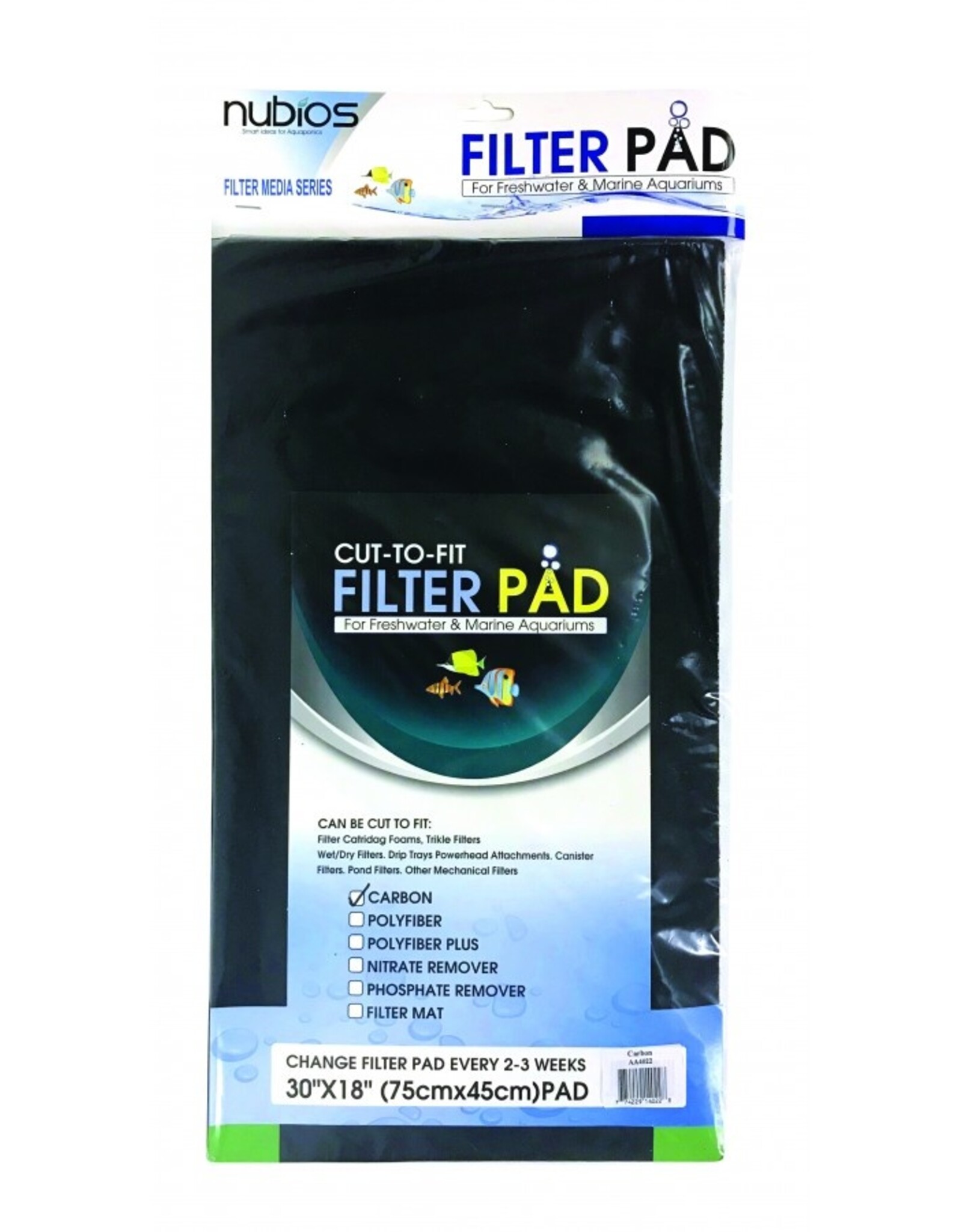 Nubios NUBIOS Cut-to-fit Filter Pad Carbon