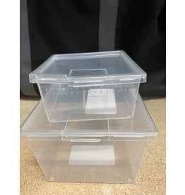 Pro-Kal PET-TEKK Square Punched Deli Container with Lid