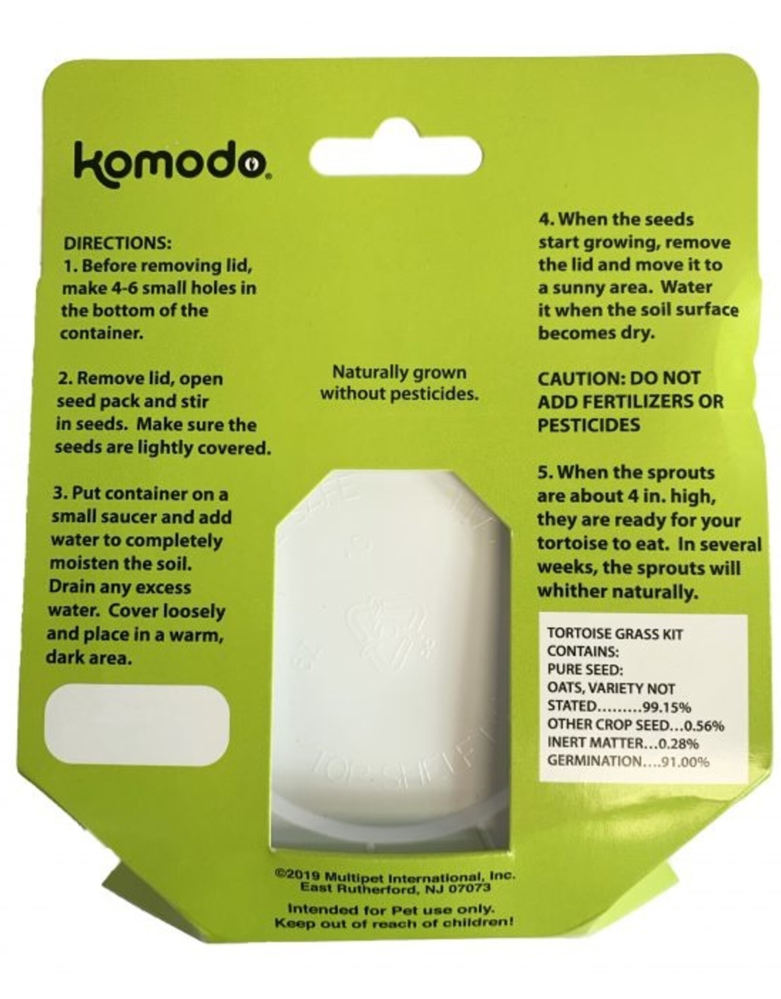 Komodo KOMODO Grow Your Own Tortoise Grass 1oz