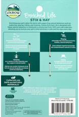 Oxbow OXBOW Enriched Life Stix And Hay Natural Chew 2 Pack