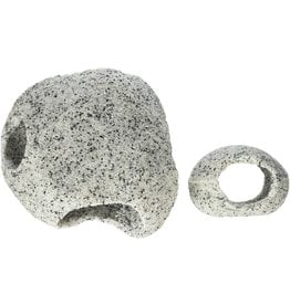 Penn Plax PENN PLAX Granite Stone Hideaway Small/Medium 2 pack