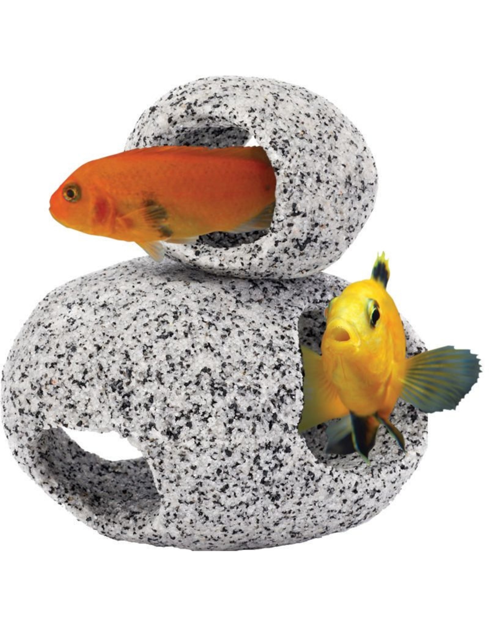 Penn Plax PENN PLAX Granite Stone Hideaway Small/Medium 2 pack