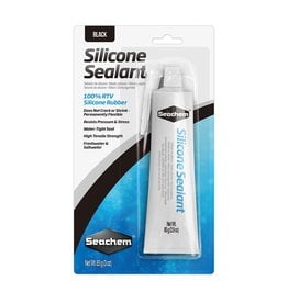 Seachem SEACHEM Aquarium Silicone Sealant/Adhesive Black 85g