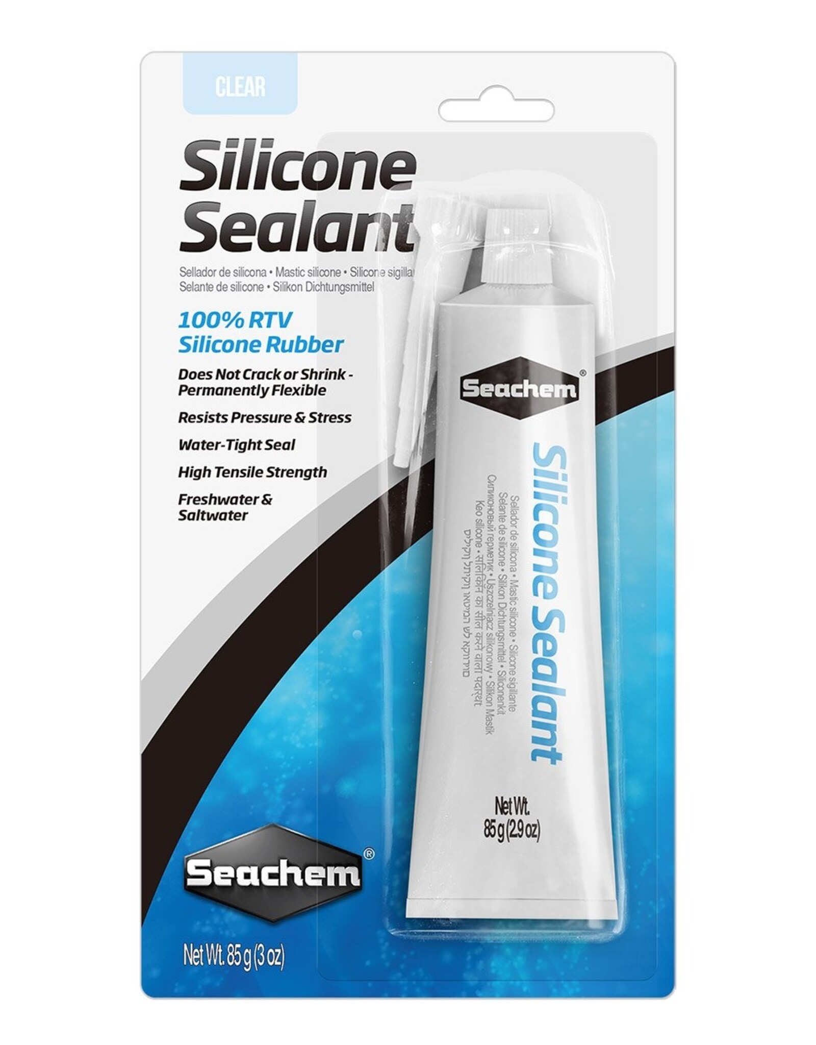 Seachem SEACHEM Aquarium Silicone Sealant/Adhesive Clear 85g