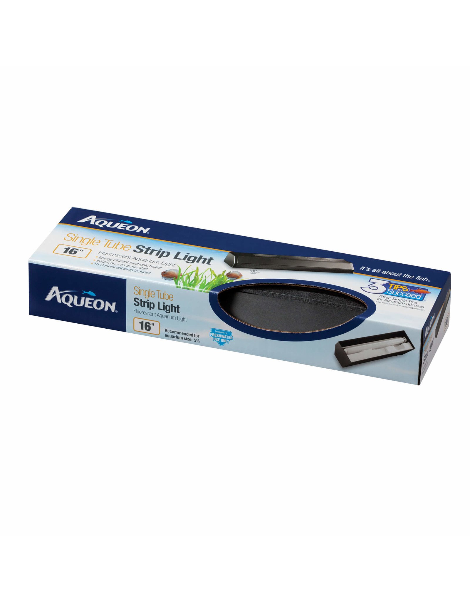 Aqueon AQUEON Fluorescent Strip Lights Black