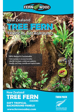 Fernwood FERNWOOD Tree Fern Panel - Medium 12" x 6" x 0.6" - 2 Pack