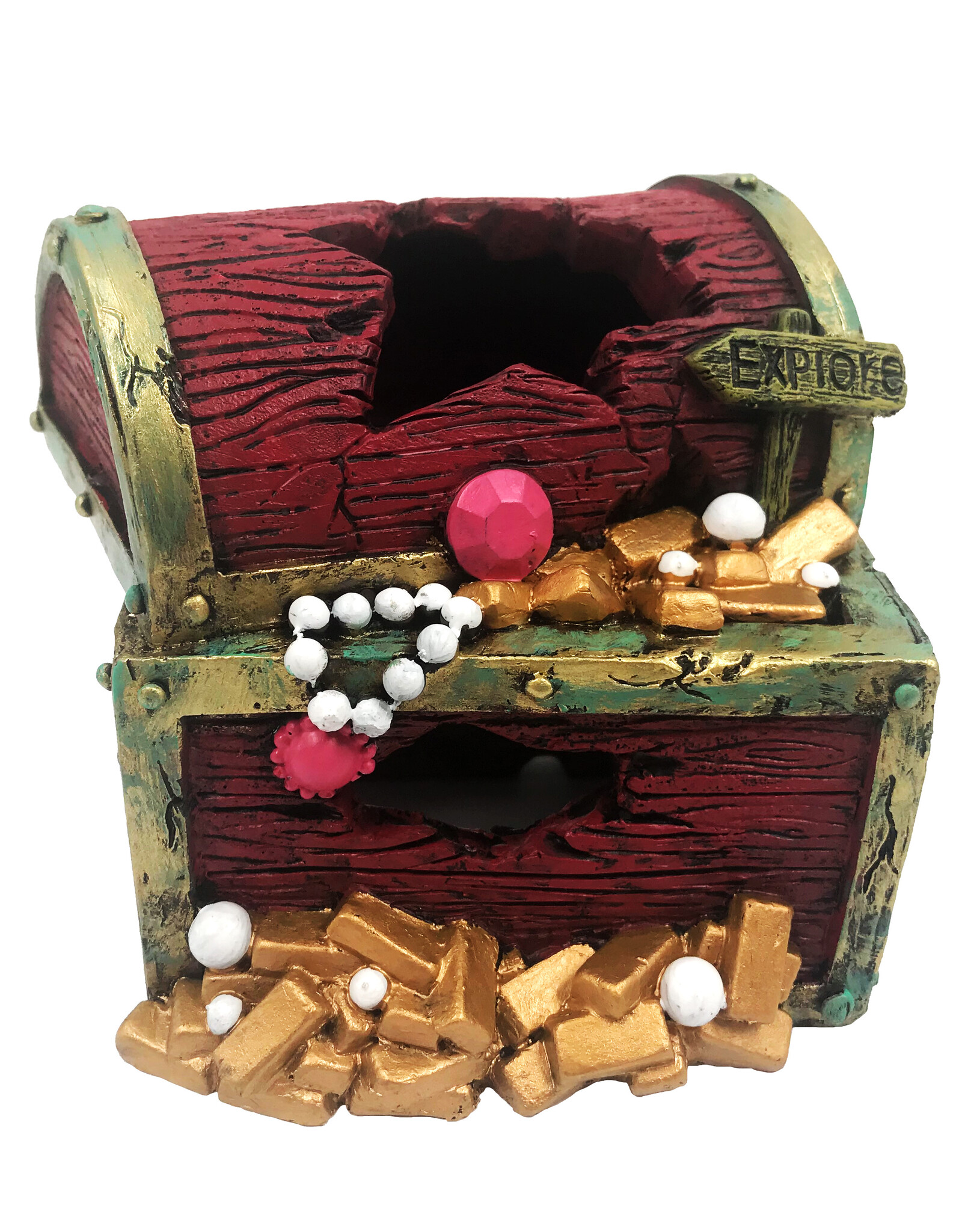 Burgham Aqua-Fit AQUA-FIT Treasure Box Red 4.5x4x4"