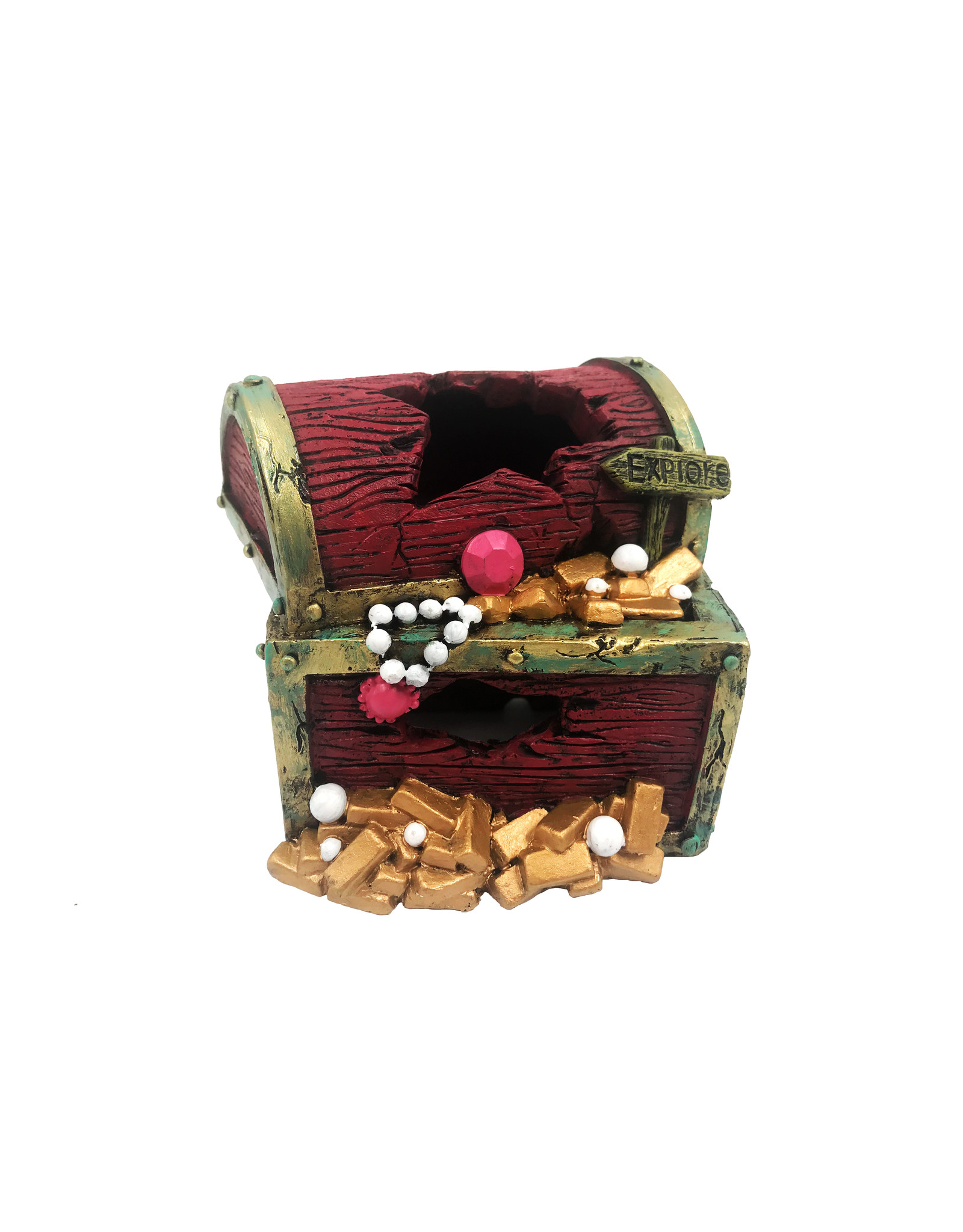 Burgham Aqua-Fit AQUA-FIT Treasure Box Red 4.5x4x4"