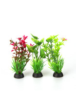 Burgham Aqua-Fit AQUA-FIT Assorted 3" Plastic Plants 3pc