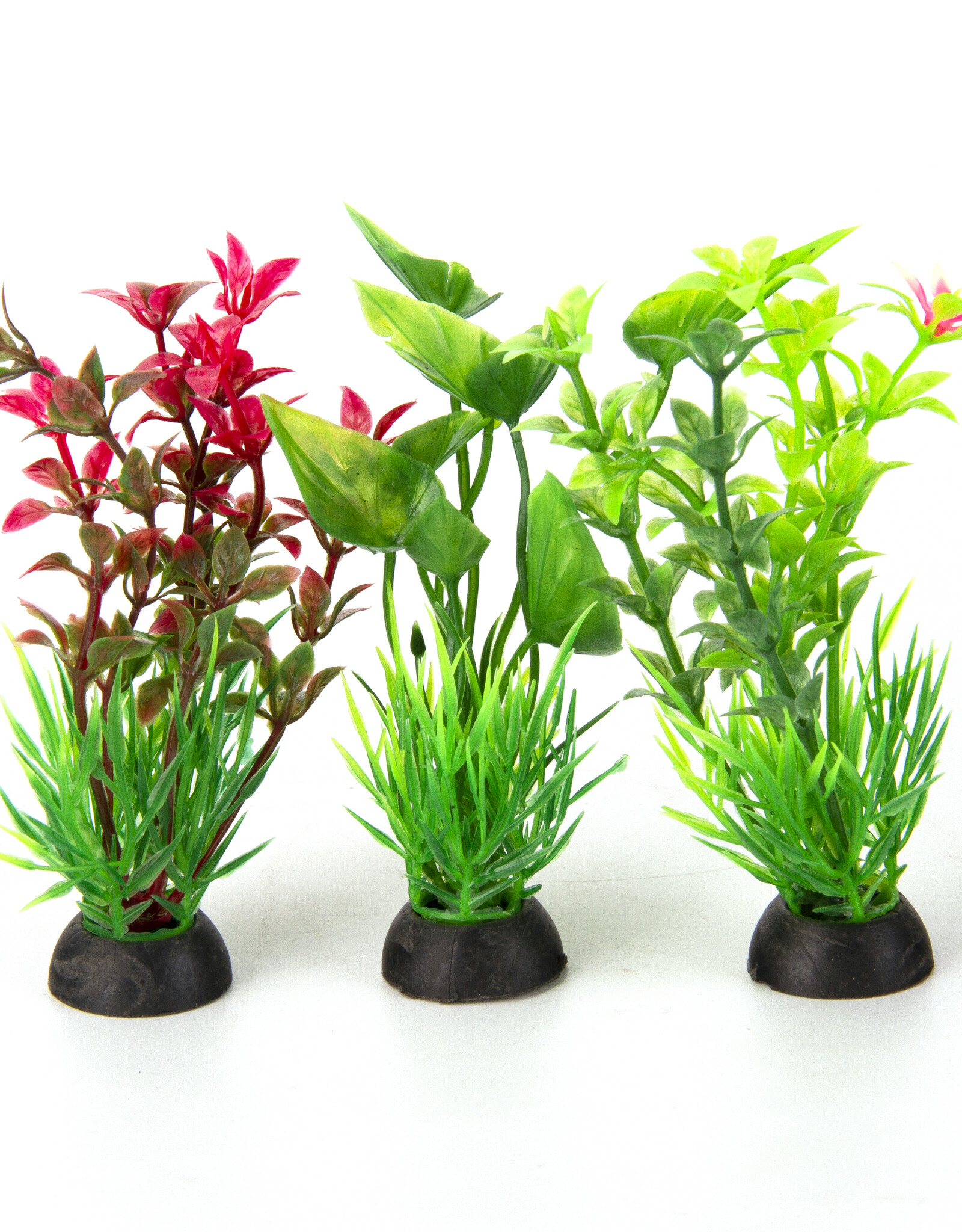 Burgham Aqua-Fit AQUA-FIT Assorted 3" Plastic Plants 3pc
