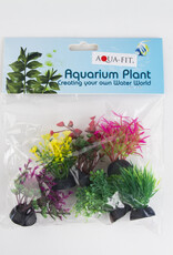 Burgham Aqua-Fit AQUA-FIT Assorted 2" Plastic Plants 6pc