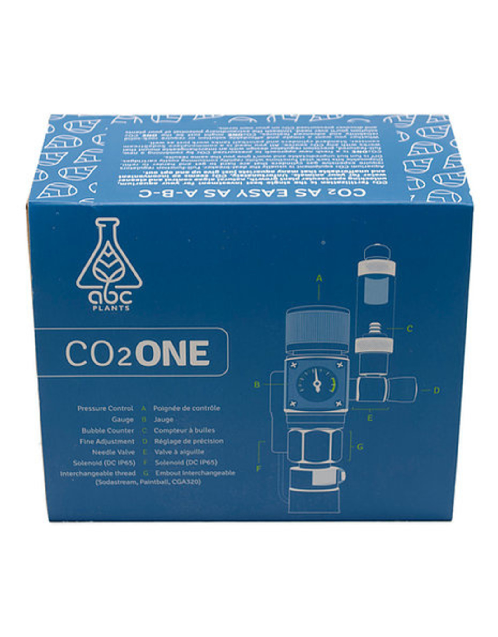 ABC Plants CO2ONE CO2 Regulator Kit Including CO2 Cylinder Adapter