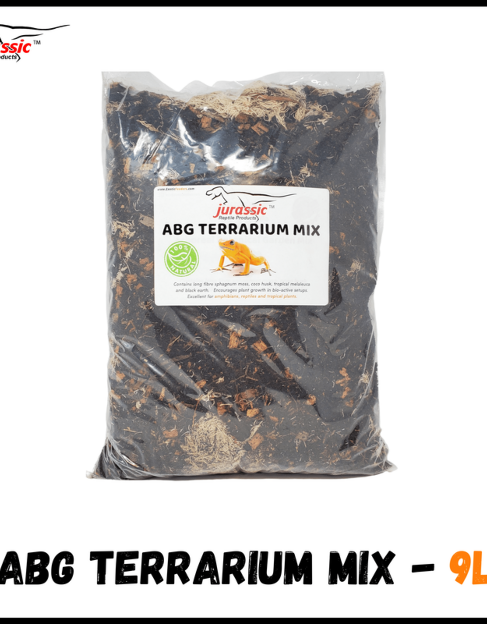Jurassic Reptile Products JURASSIC REPTILE (ABG) Terrarium Soil Mix 9L