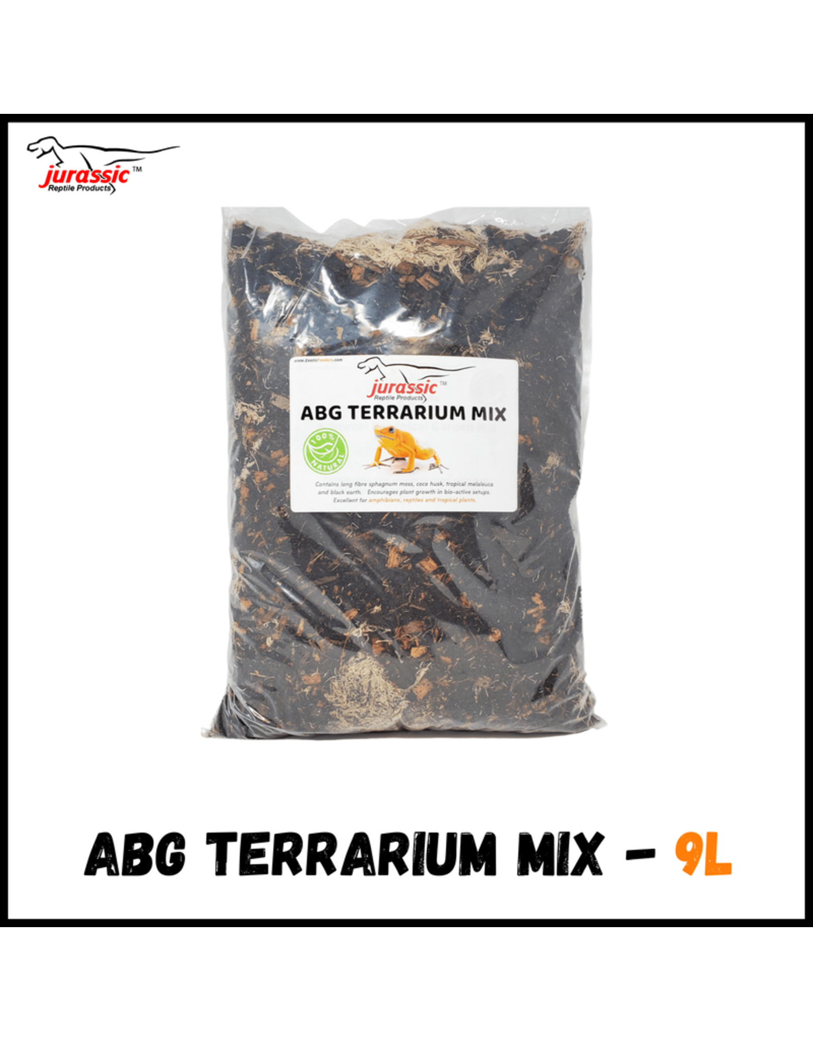 Jurassic Reptile Products JURASSIC REPTILE (ABG) Terrarium Soil Mix 9L