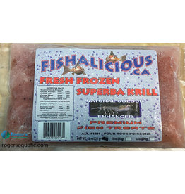 FISHALICIOUS FOODS - Frozen Superba Krill 16 oz. Flat Pack