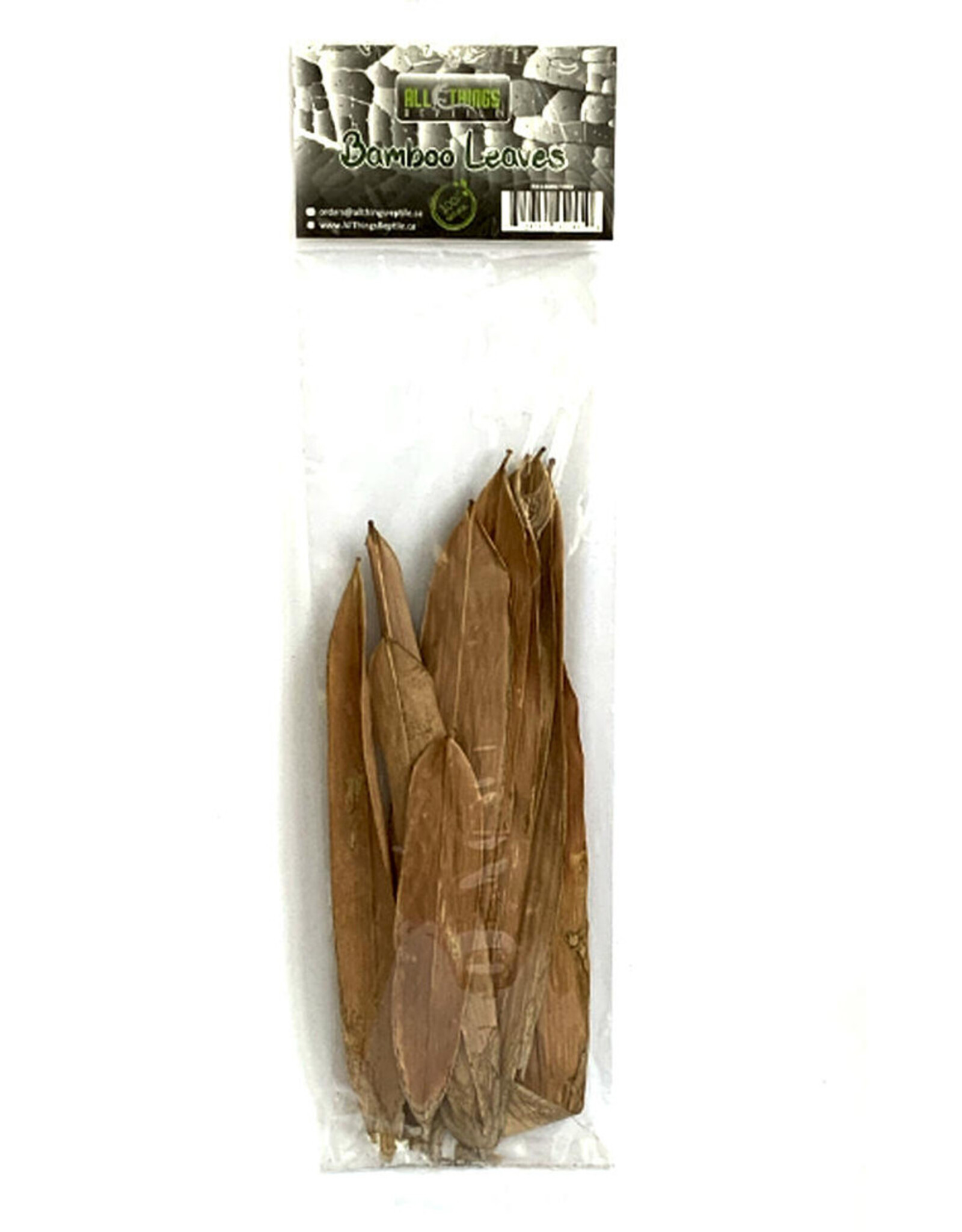 All Things Reptiles ALL THINGS REPTILE Bamboo Mix Size Leaves 10 pack
