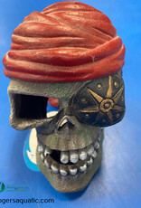 Marina MARINA Polyresin Ornament Pirate Skull Large