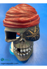 Marina MARINA Polyresin Ornament Pirate Skull Large