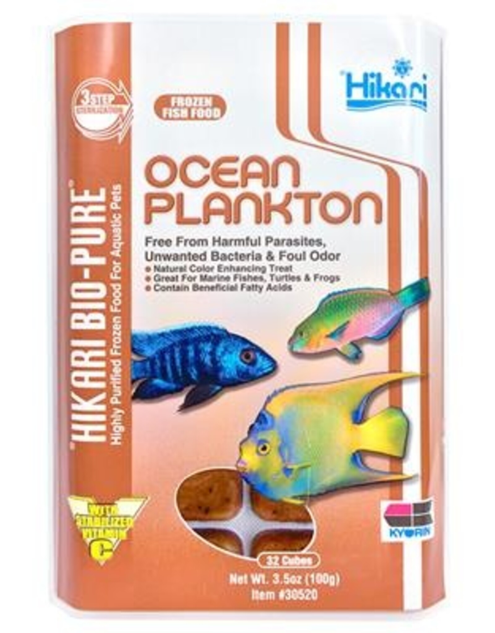 Hikari Sales USA, Inc. HIKARI Frozen Ocean Plankton 3.5oz