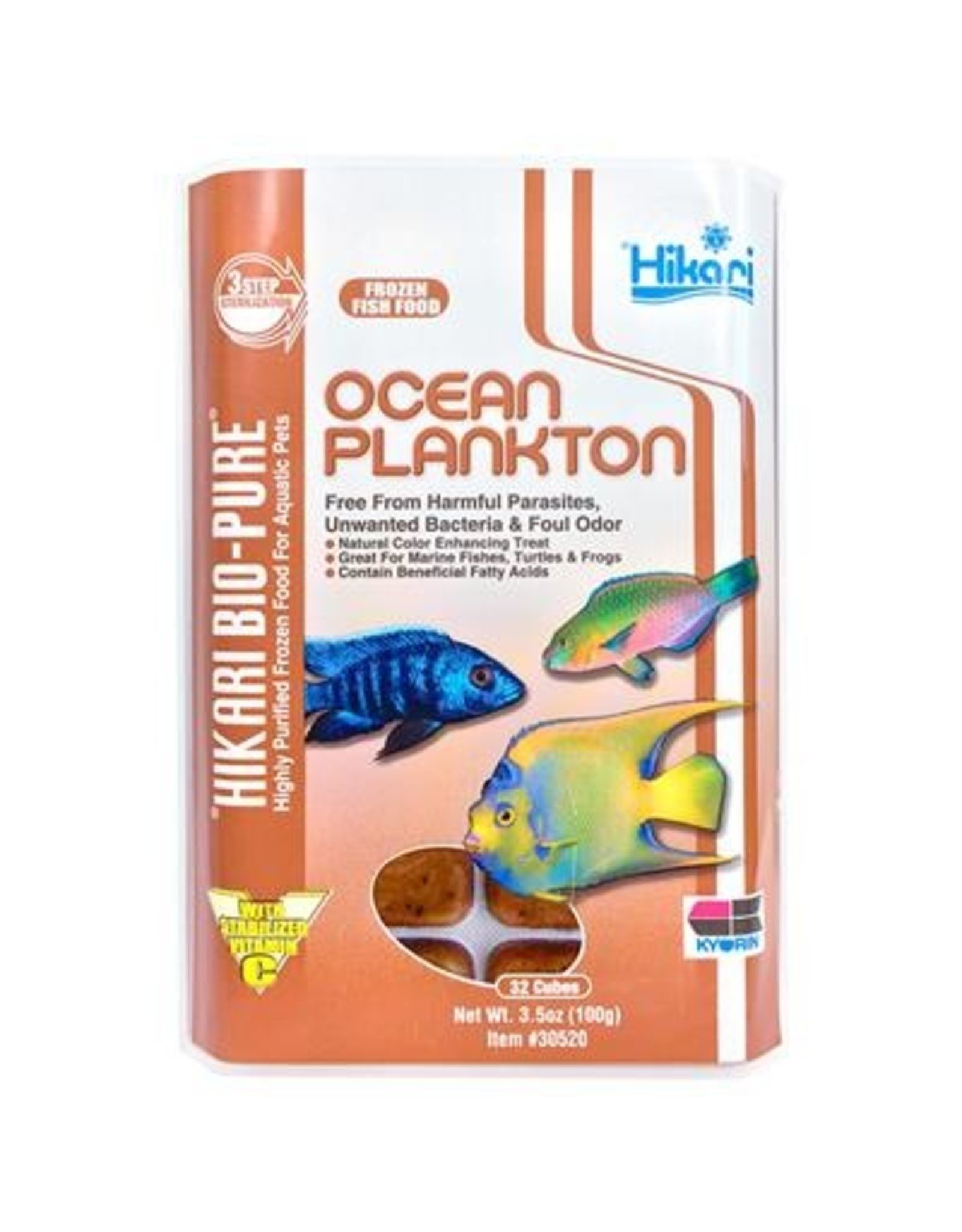 Hikari Sales USA, Inc. HIKARI Frozen Ocean Plankton 3.5oz