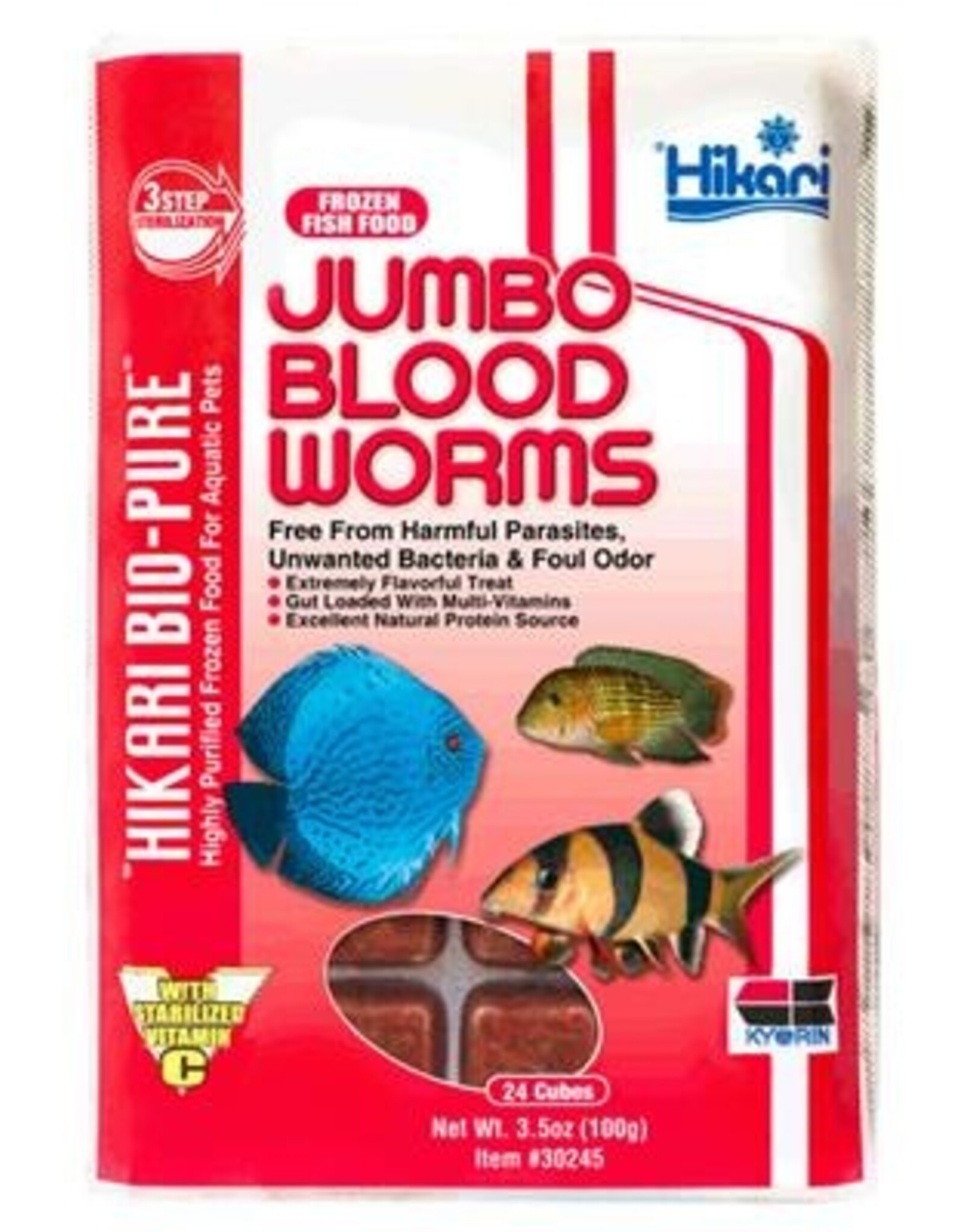 Hikari Sales USA, Inc. HIKARI Frozen Jumbo Blood Worms