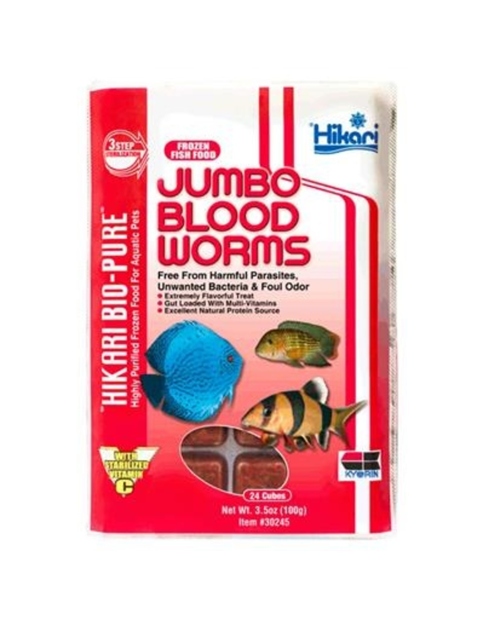 Hikari Sales USA, Inc. HIKARI Frozen Jumbo Blood Worms
