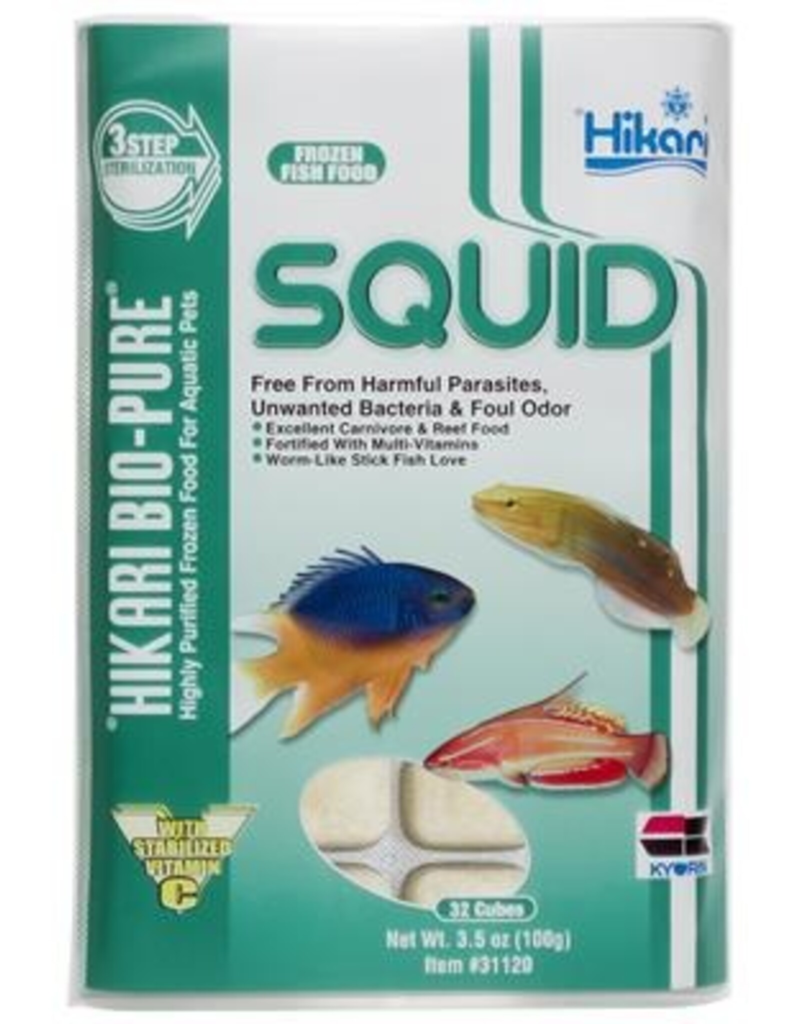 Hikari Sales USA, Inc. HIKARI Frozen Squid 3.5oz