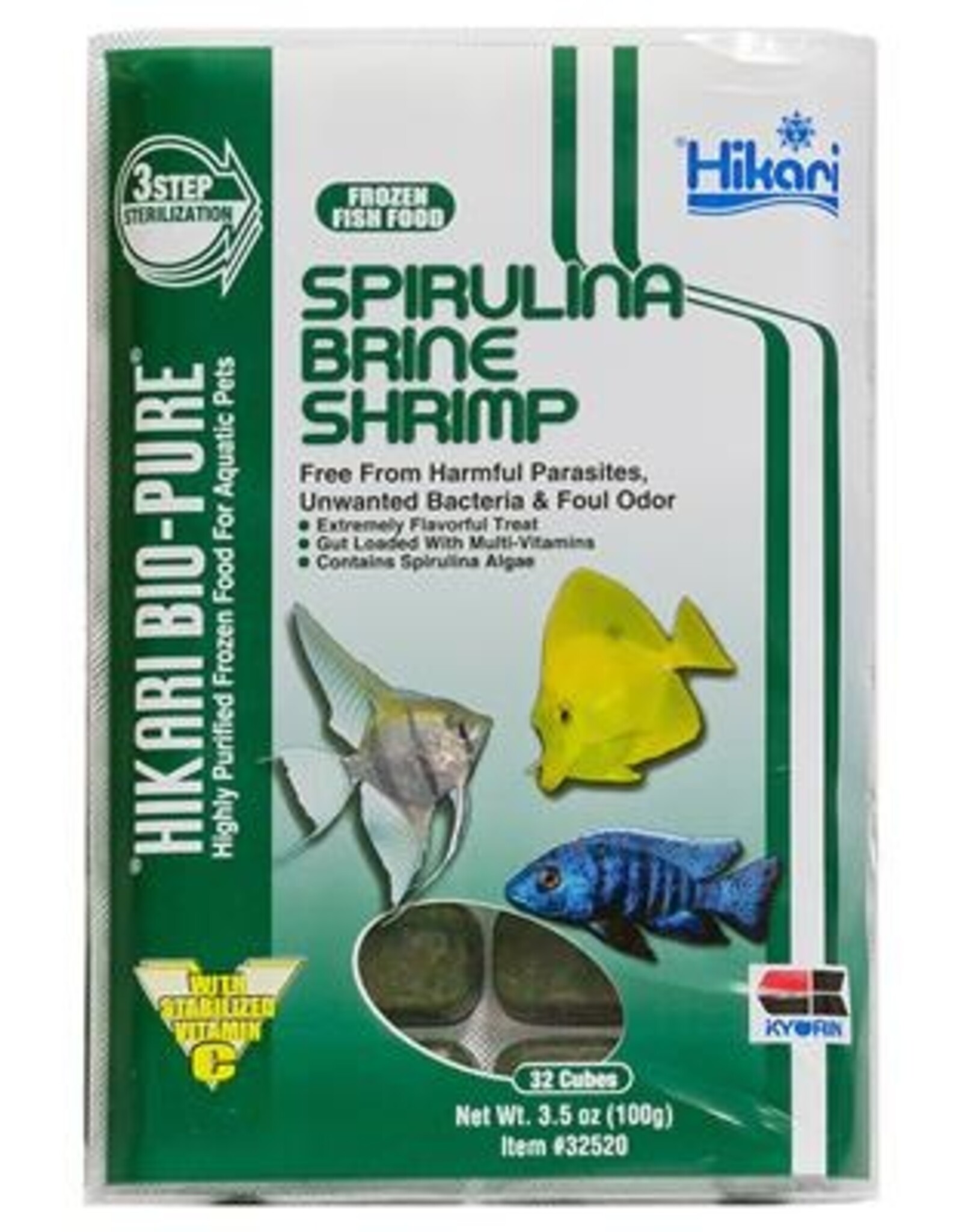 Hikari Sales USA, Inc. HIKARI Frozen Spirulina Brine Shrimp