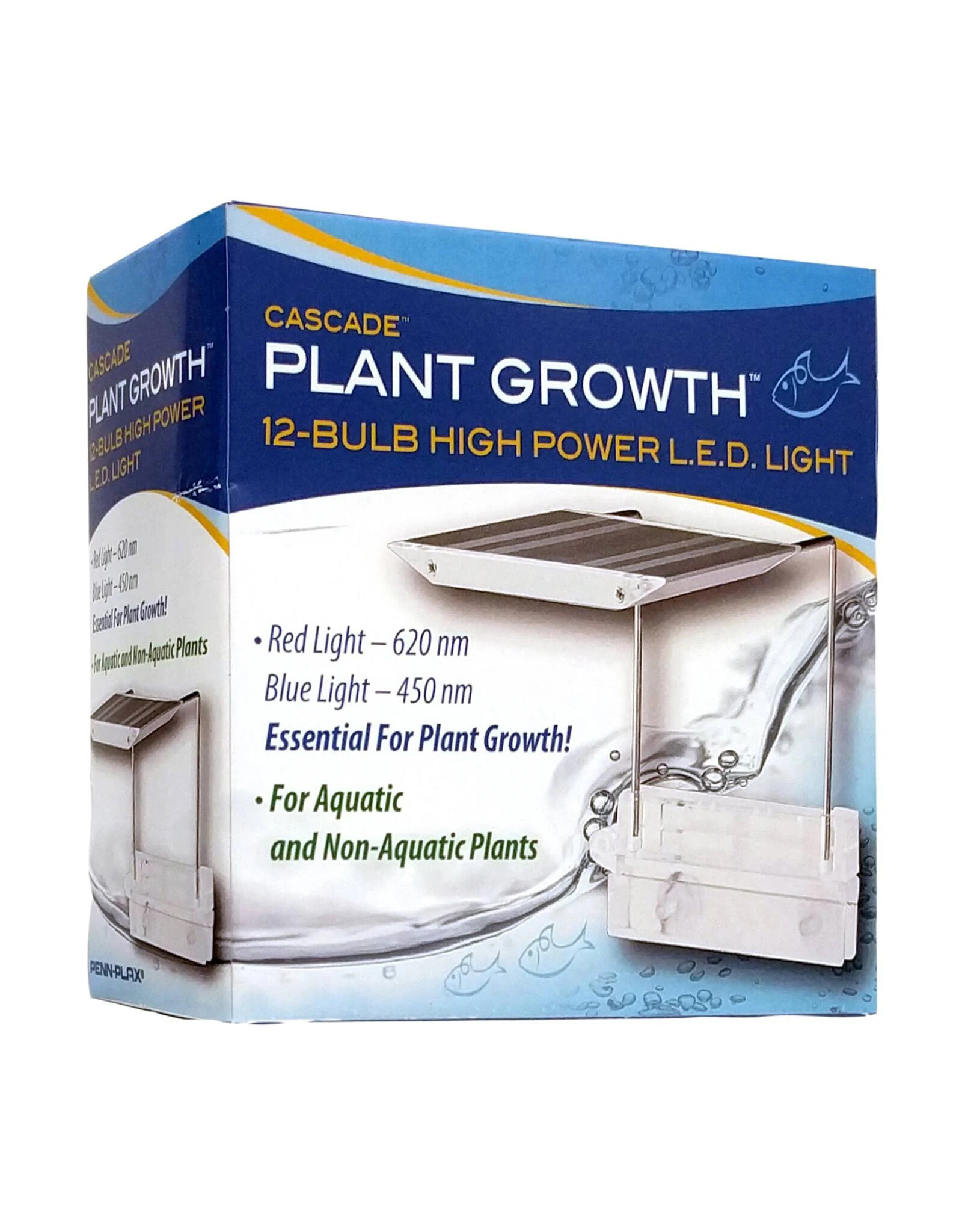 Penn Plax PENN PLAX Cascade Plant Growth High Power 12 Bulb LED Light