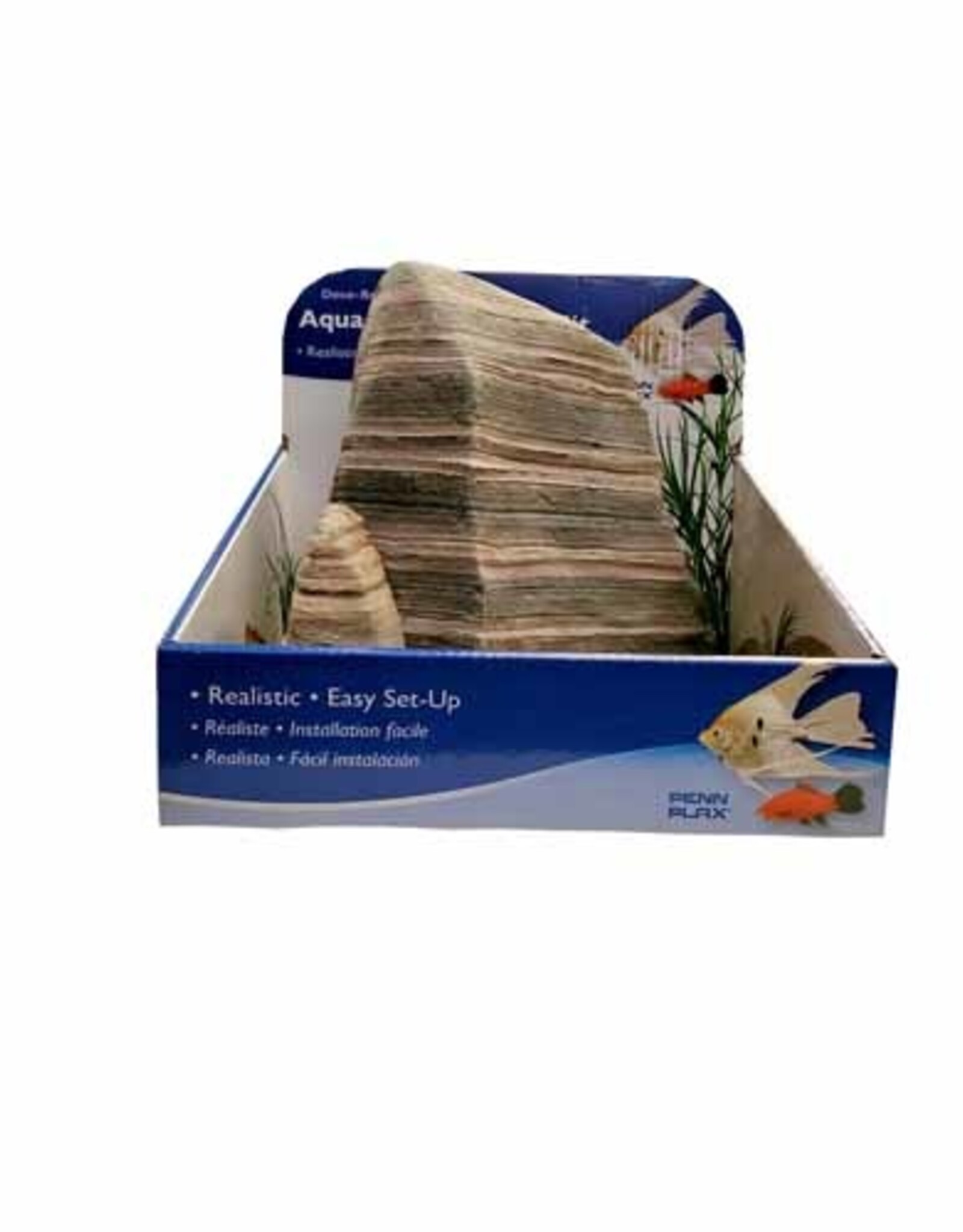 Penn Plax PENN PLAX Decorating Kit Grey Rock w/ Moss 3pc