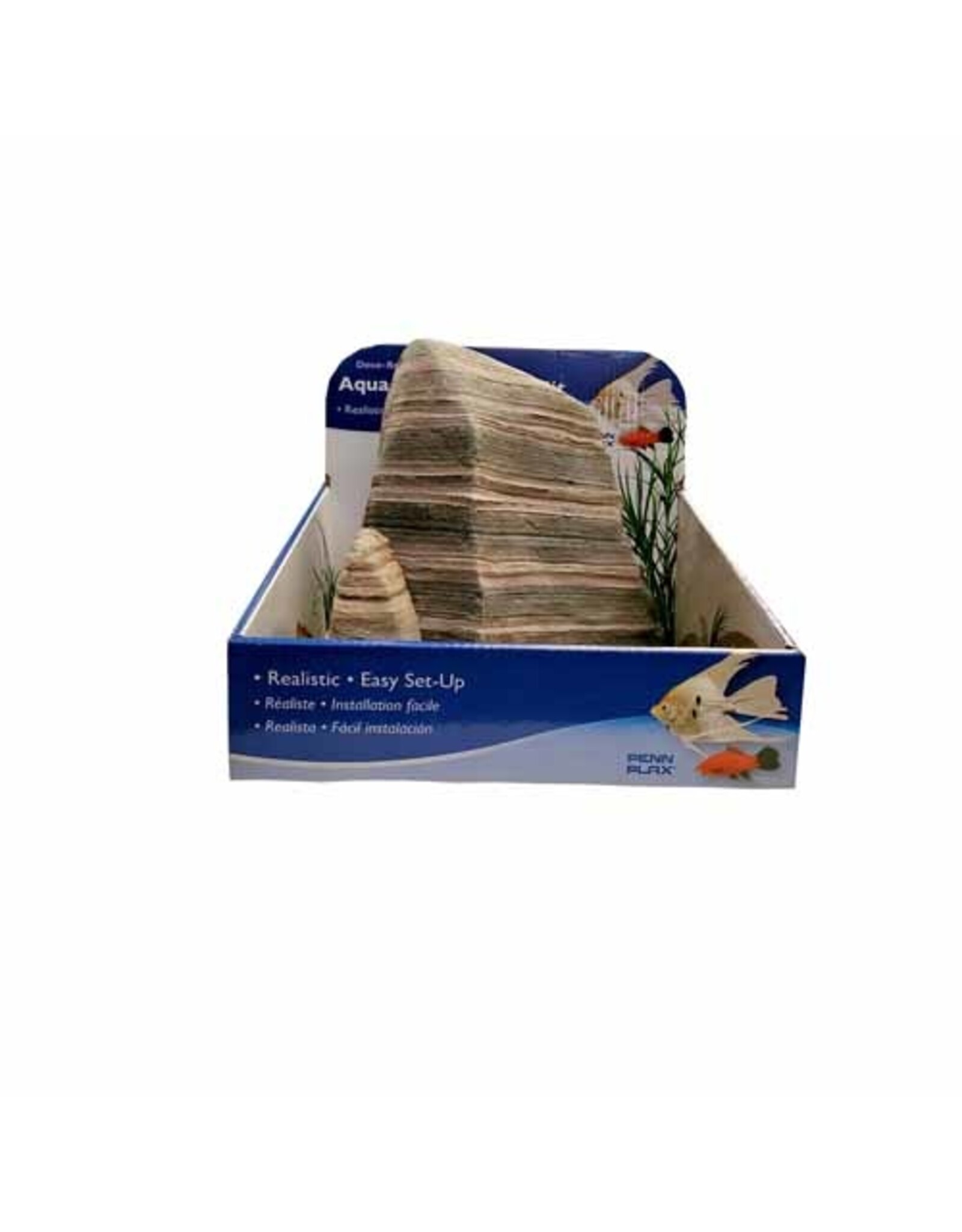 Penn Plax PENN PLAX Decorating Kit Grey Rock w/ Moss 3pc