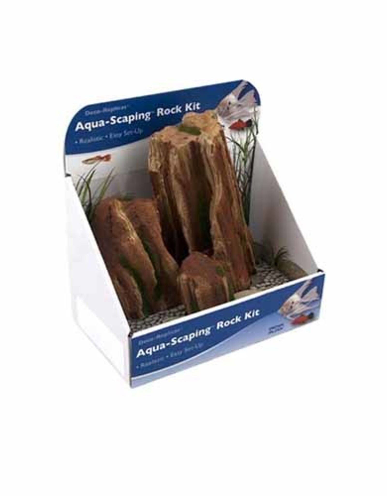 Penn Plax PENN PLAX Decorating Kit Red Rock w/ Moss 3pc