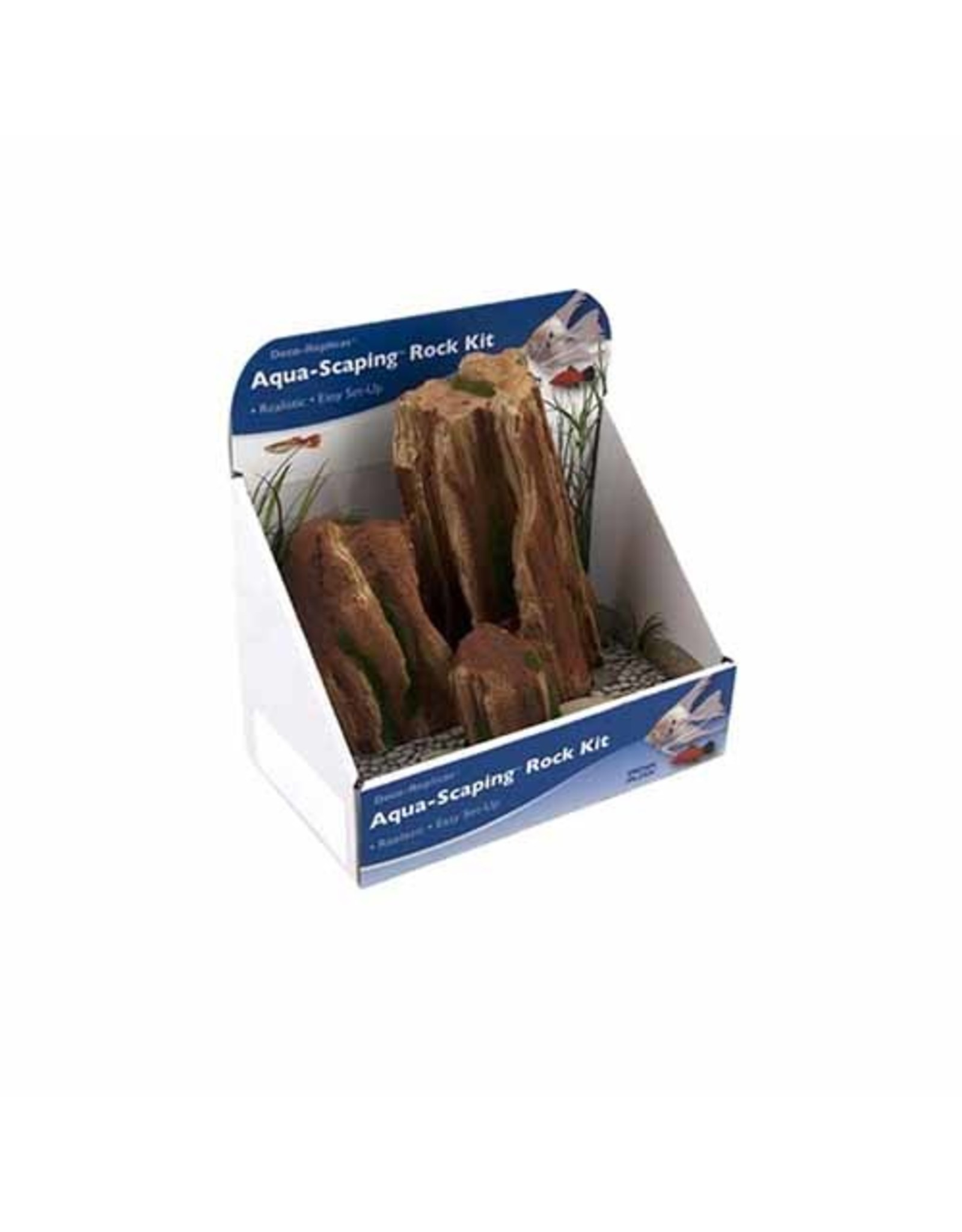 Penn Plax PENN PLAX Decorating Kit Red Rock w/ Moss 3pc