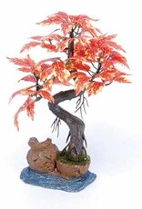 Penn Plax PENN PLAX Red Maple Bonsai on Urn W/ Silk Leaves 8'