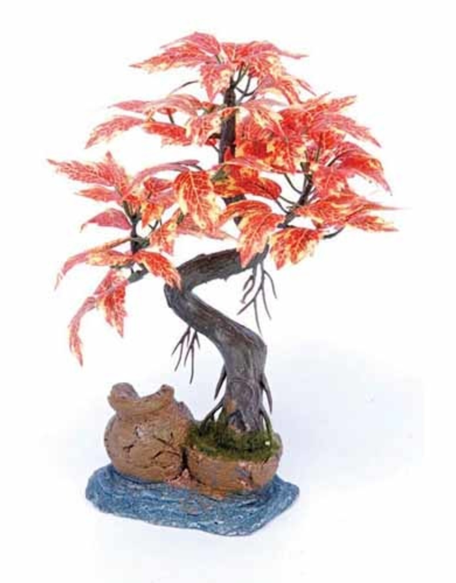 Penn Plax PENN PLAX Red Maple Bonsai on Urn W/ Silk Leaves 8'